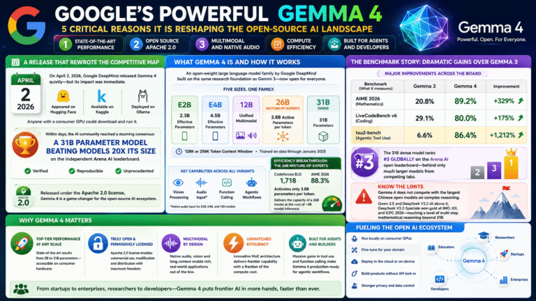 Google’s Powerful Gemma 4 Model: 5 Critical Reasons It Is Reshaping the Open-Source AI Landscape