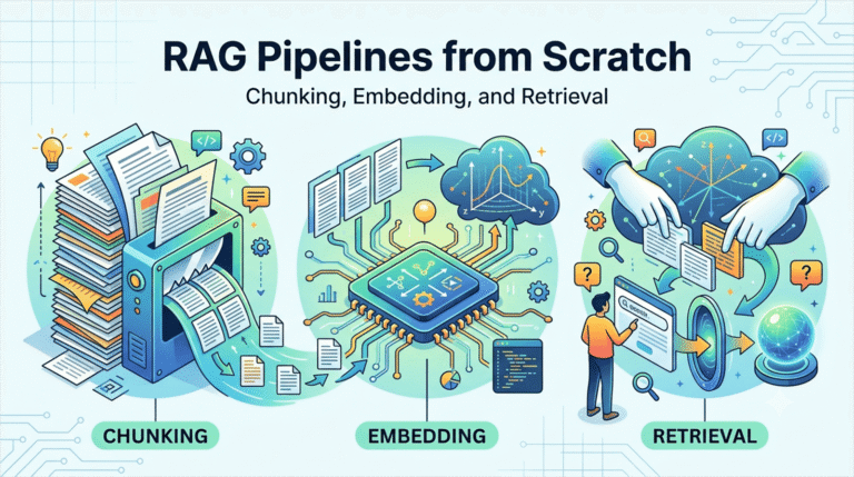 Complete RAG Pipelines from Scratch in 4 Steps: Chunking, Embedding, and Retrieval