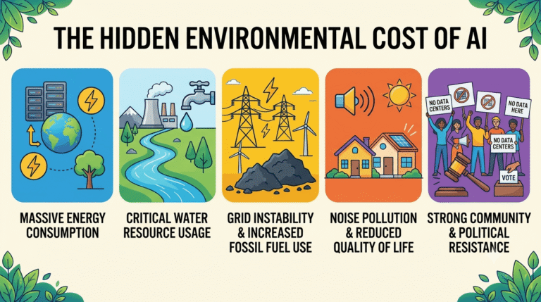 3 Alarming Environmental Costs of AI: Data Centers, Drought, and Community Backlash