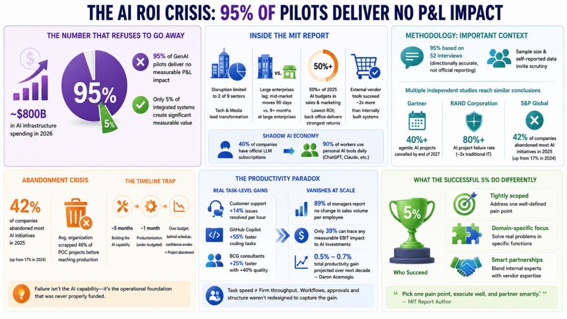 AI ROI Enterprise AI faces a significant ROI gap