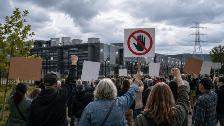 Inside the Powerful Wave of AI Data Center Protests Sweeping Small-Town America