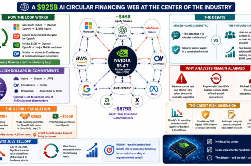 Inside the Alarming AI Circular Financing Web: How Nvidia, OpenAI, and Microsoft Fund Each Other's Growth 4 AI circular financing Nvidia OpenAI Microsoft