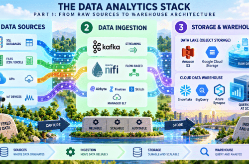 The Complete Data Analytics Stack: Part 1, From Raw Sources to Warehouse Architecture 5 Data analytics stack details