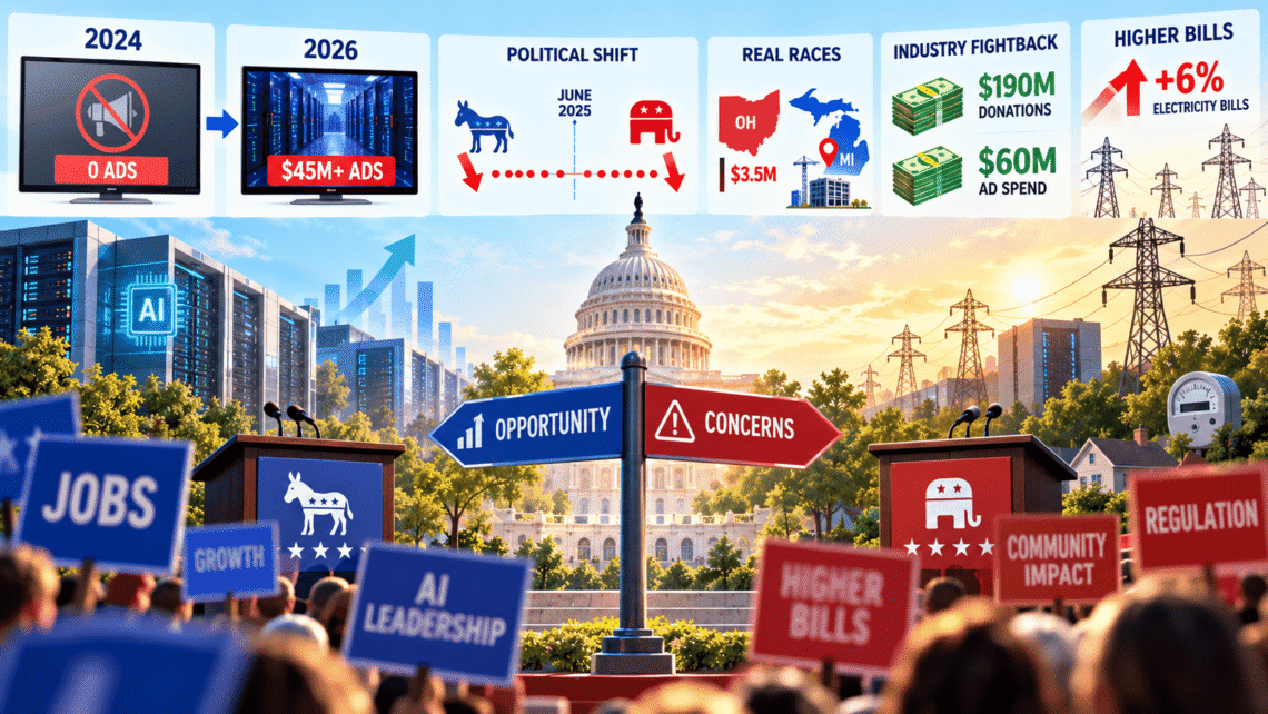 Data center midterms protests